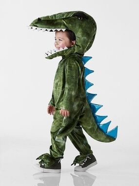 Pottery Barn Light-Up T. Rex Halloween Costume Sizes 3T (4–6 years)Free Shipping